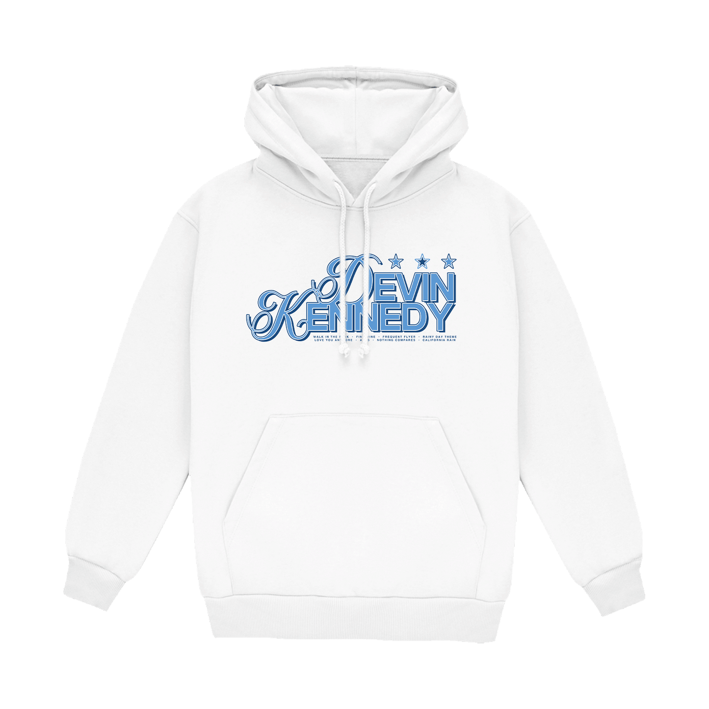 California Rain Tracklist Hoodie